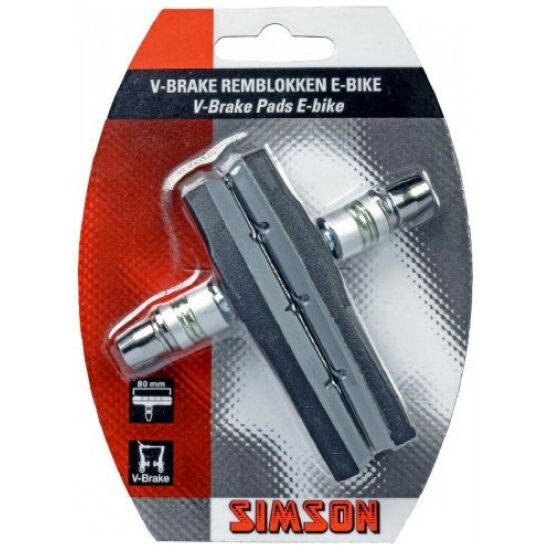 Simson Remblokken V-Brake 80mm tbv E-Bike p/paar 09