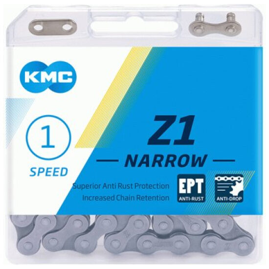 Kmc Ketting 1V 3/32 Z1 narrow EPT 112sch Zilver