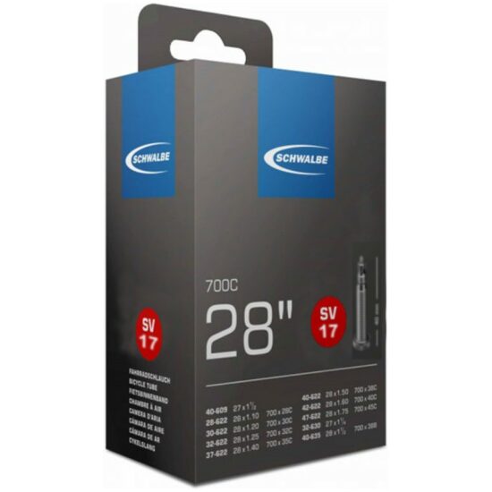 Schwalbe Binnenband 28 Schw SV17 Fransvent 40mm Zwart
