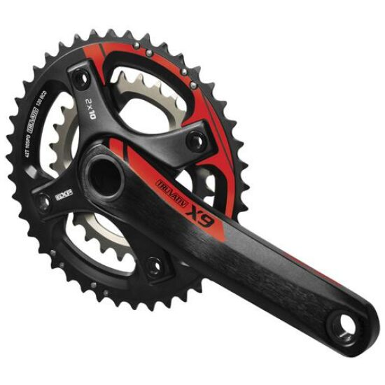 Sram CRANKSTEL X9 BB30 10V 175 28/42 RED ROOD