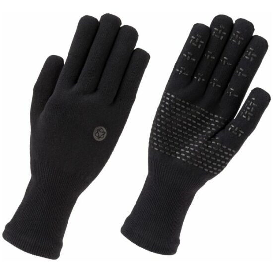 Agu Handschoen Merino Knit waterproof, mt.XL 46541806 Zwart