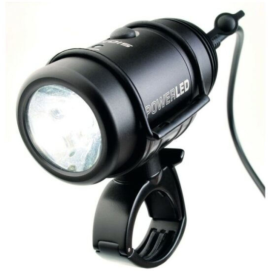 Sigma KOPLAMP AURA 35 LED ACCU USB ZW Zwart