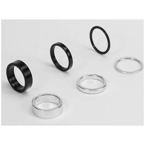 Ergotec BALHD SPACER AHEAD 11/8" 5MM ZILVER