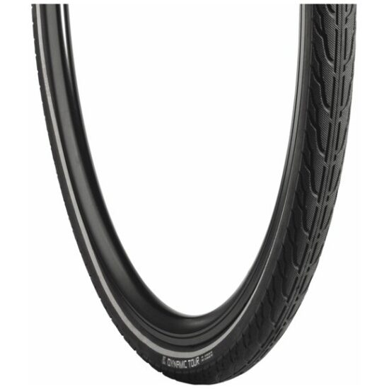 Vredestein Buitenband28x1.75 Vred Dynamic Tour m/refl 28453 Zwart