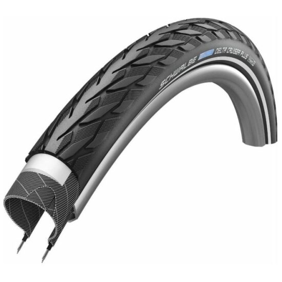 Schwalbe Buitenband Schw Delta Cruiser Plus HS392 PGuard Zwart