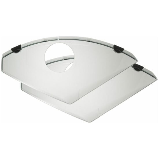Hesling Jasbeschermer 28/5 Hesl Secura m/slotgat pvc Smoke
