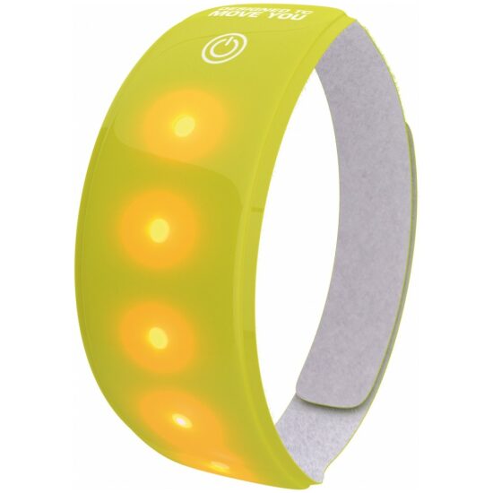 Wowow Reflectie armband Wow Lightband 3M, 5 rode leds 32/37cm 014141 Geel - Afbeelding 3