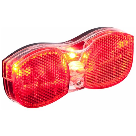 Axa Achterlicht/refl batt City Rear 1-led Zwart