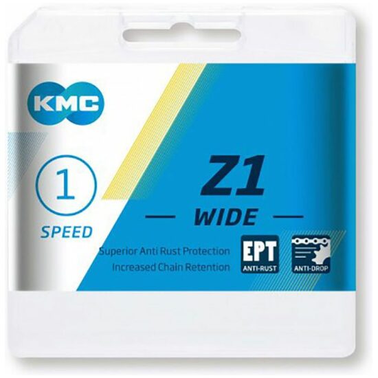Kmc Ketting 1V 1/8 Z1 wide EPT 112s anti-rust Zilver