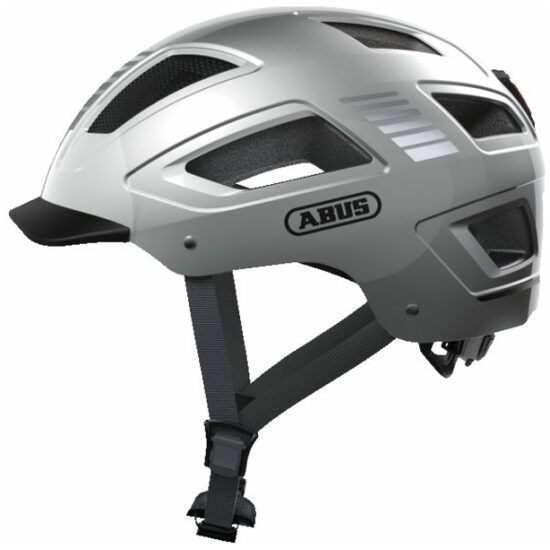 Abus Fietshelm Hyban 2.0 signal, mt.L (56/61) Silver