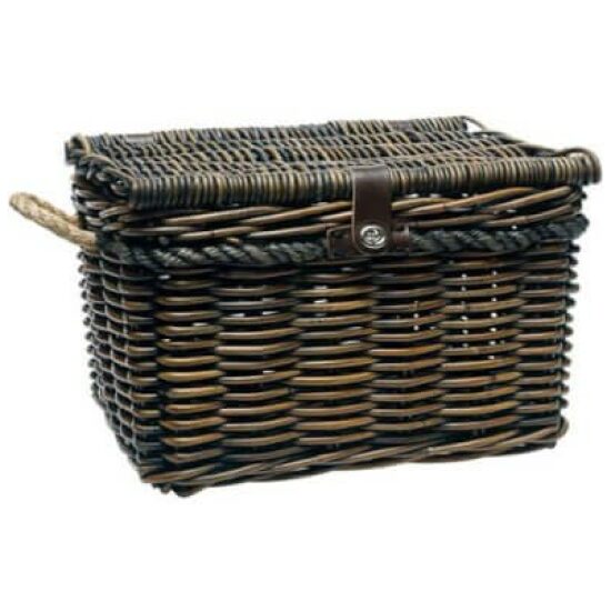 New Looxs Mand riet/rattan NewLooxs Melbourne m/deksel Medium 25ltr 38x27x24 446.711 Bruin