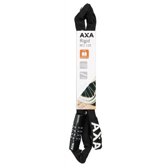 Axa Kettingslot Rigid cijfer x (level 3) Zwart