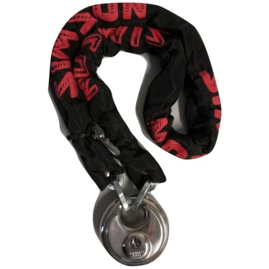Simson Chainlock strong assorti 5,5mm X 100cm Rood-zwart