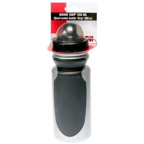 Simson Bidon 0.55l Grip zwart/grijs afn stofkap 021064 Zwart / Grijs