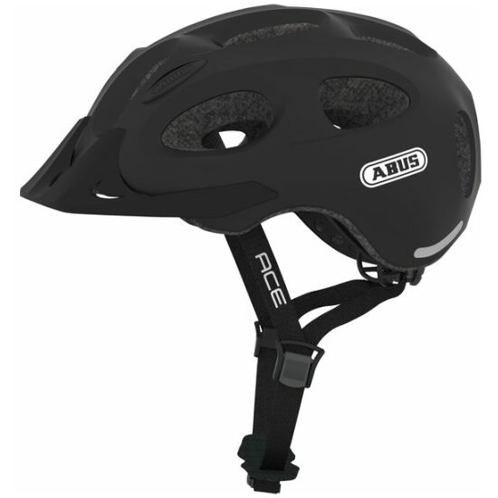 Abus Fietshelm Youn-I Ace, mt.M (52/57) Velvet Black