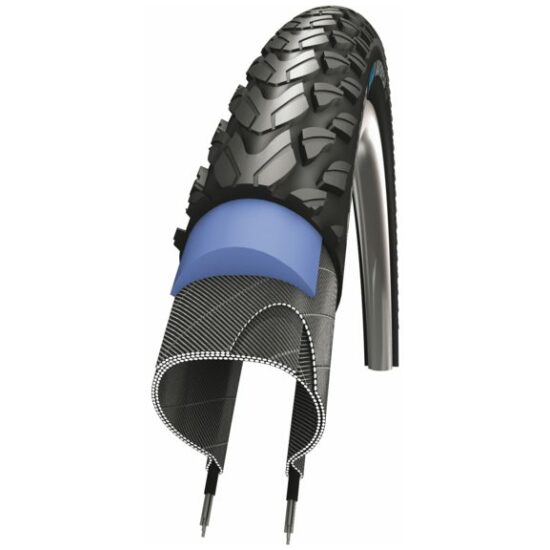 Schwalbe BUB 26X200 SC R MARATHON PLUS TOUR SG ZW Zwart