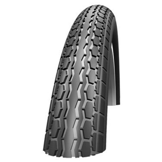 Schwalbe BUB 14X13/8 SC WEG KG ZW M/WI LIJN Zwart