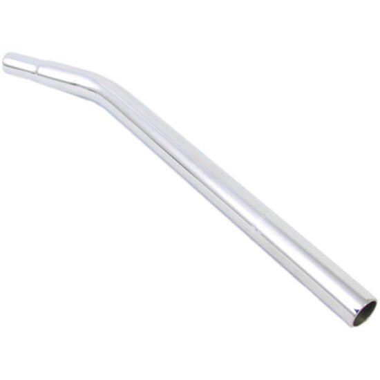 Unbranded Zadelpen 25.4x310mm kaars BMX Freestyle gebogen Chroom