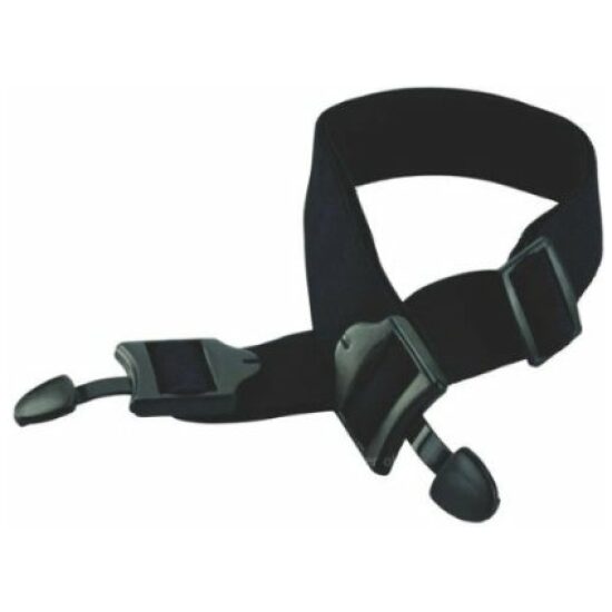 Sigma elastiek borstband gecodeerd Zwart