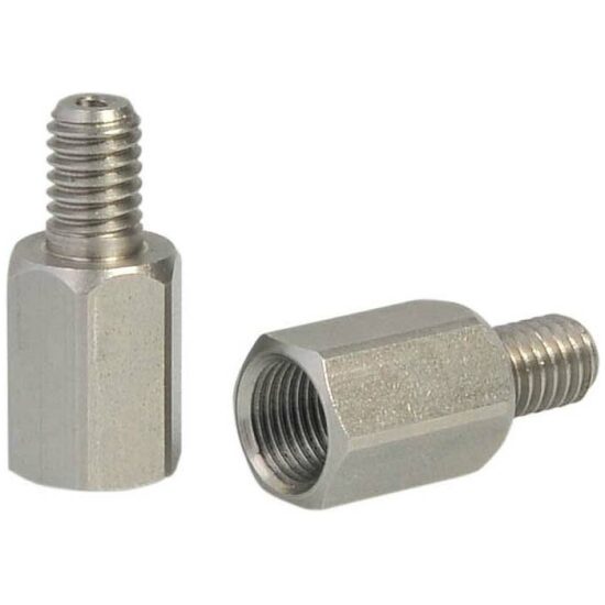 Xlc REMD CONNECTOR UNI M6 RVS ZI ZAK A 10 Zilver