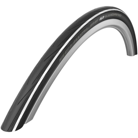 Schwalbe Buitenband 28 race Schw Lugano HS471 KGuard wit/zwart Zwart/Wit