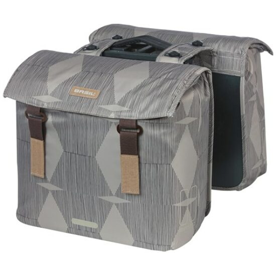 Basil TAS BAS DUBBEL ELEGANCE MIK Chateau Taupe