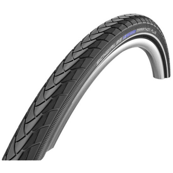 Schwalbe Buitenband 26x1.75 Schw Marathon Plus HS440 SmartGuard m/refl Zwart