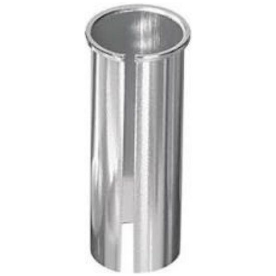 Unbranded Zadelpenvulbus 27.2 > 31.2 80mm alu-zilver ZILVER