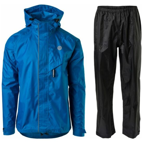 Agu Regenpak Passat/zwart, mt.M 43207704 Blauw