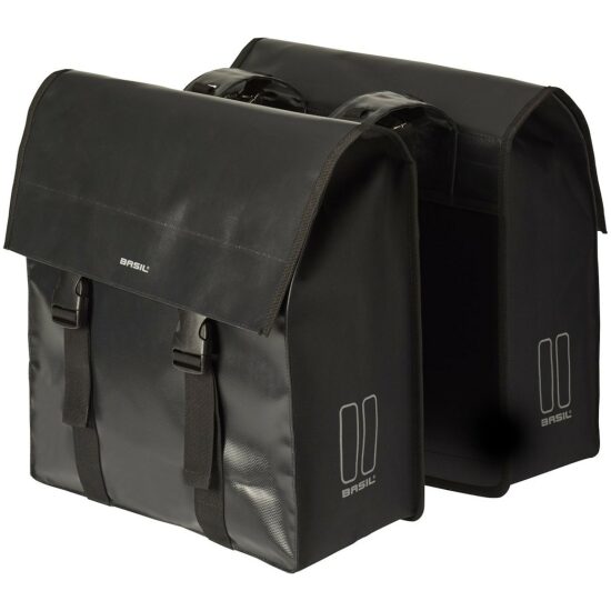 Basil Tas dubbel Bas Urban Load/black 48-53ltr 17738 Black - Afbeelding 3