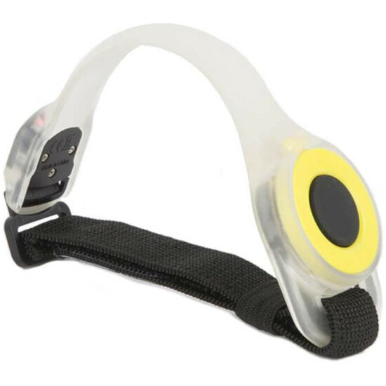 Ikzi Armband reflectie stripled silicone 1460604 Wit
