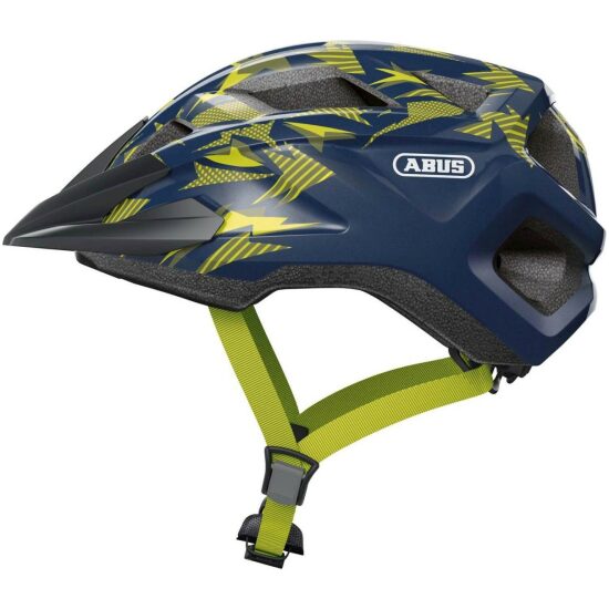 Abus Helm Mountz blauw/geel, maat (48/54) Midnight Blue