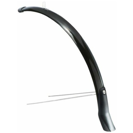 Eurofender V.Spatbord 28/58mm Eurof Lampo pvc Zwart