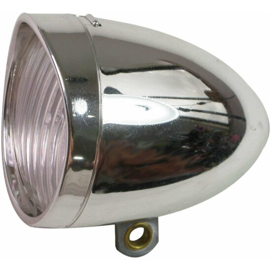 Ikzi Koplamp batt 3led Retro aan/uit +batterij 1434310 Chroom