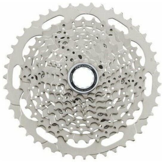 Shimano 10v Cassette 10V 11/46T Shim CS-M4100 11,13,15,18,21,24,28,32,37,46T Deore zilver
