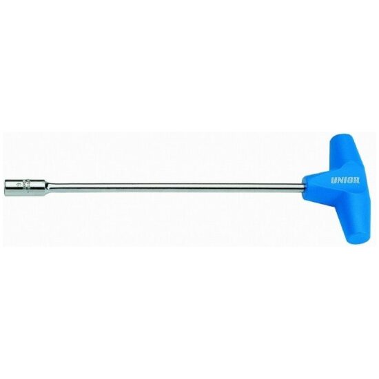 Unior GRS DOPSLEUTEL T MODEL .0MM Zilver/blauw - Afbeelding 3