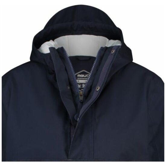 Agu Regenjas Anorak Urban winter navy/navy, mt. 43440900-004-05 Blauw - Afbeelding 5