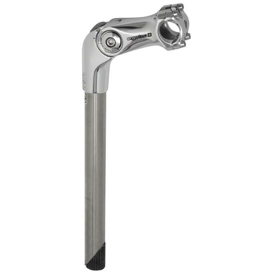 Ergotec Stuurpen 25.4x25.4 110 Ergo Octopus 2 Tube zilver/rvs Zilver/zilver Gepolierd