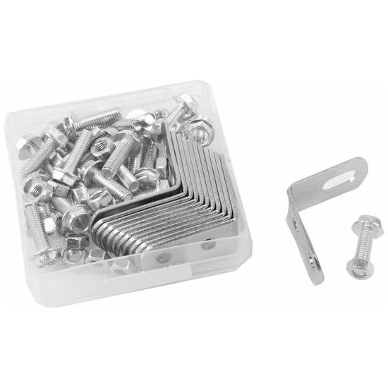 Bofix Spatbordlip metaal m/boutjes (wp12) Chroom