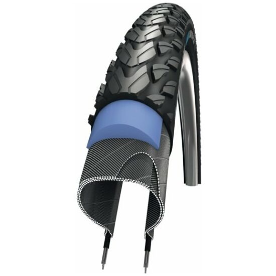 Schwalbe Buitenband 28x1.40 Marath.Tour+Plus m/refl SmartGuard 11149404 Zwart