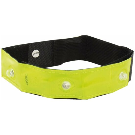 Simson Armband reflectie LED Lumi 4 leds met knipper-en standlicht 020718 Multicolor