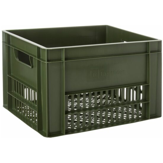 Fast Rider Fietskrat pvc FR 34.5ltr legergroen 43x35x27 20300204 Groen
