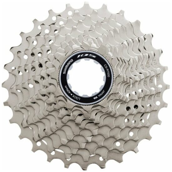 Shimano 11v Cassette 11V 12/25T Shim CS-R7000 105 12,13,14,15,16,17,18,19,21,23,25T Zilver