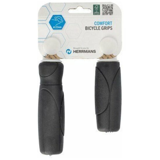 Herrmans Handvatten Herrm Cut 93A+B 90/120mm kort/lang Zwart
