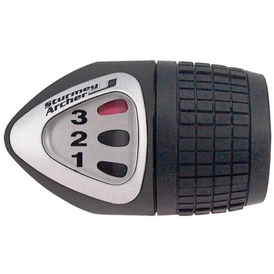 Sturmey Archer 3v Draaiversteller 3V SA HSJ232 Gripshift Zwart