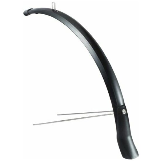 Eurofender V.Spatbord 28"/51mm Eurof Snello zwart(mat) Mat Zwart