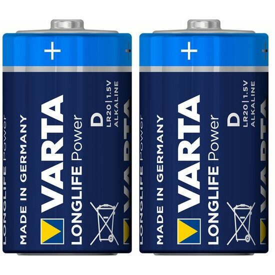 Varta Batterij D 1.5V alkaline mono/4920/Torcia/LR20/MN1300 high energy (per 2) Blauw
