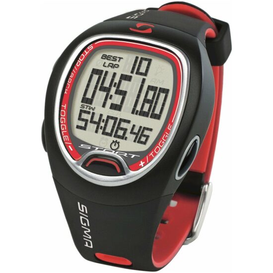 Sigma HORLOGE SC6.12 STOPWATCH ZW Zwart