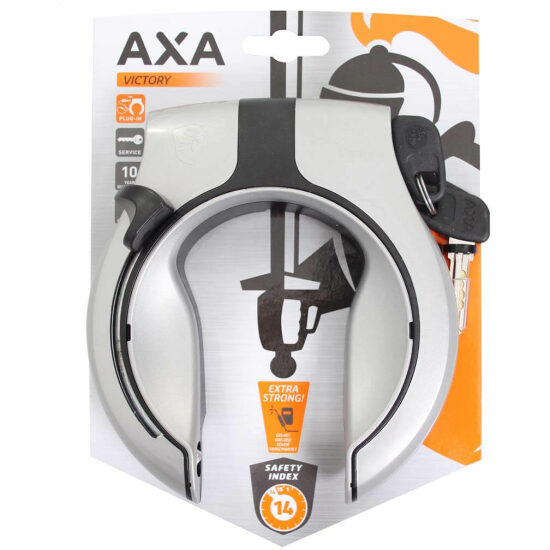 Axa Slot ring Victory/zwart plug-in ART**4191, level 14 Grijs