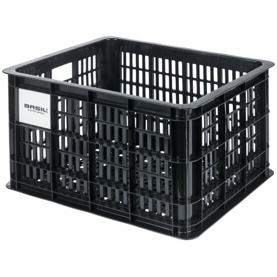 Basil Krat Crate MIK, mt. 29.5ltr Zwart